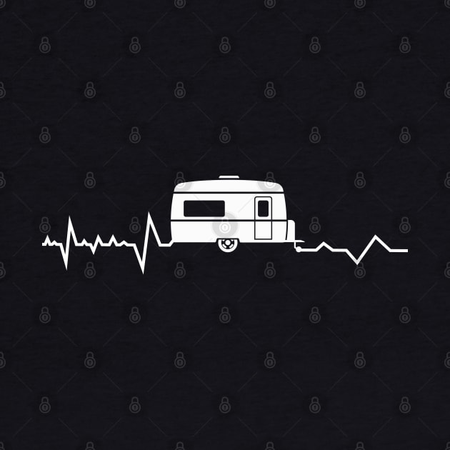 Camping Trailer Heartbeat - Travel Camping by FabulousDesigns